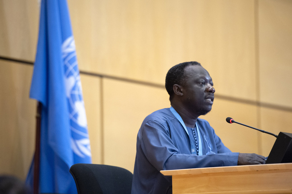 Clement Nyaletsossi Voule, Special Rapporteur on the rights to freedom of peaceful assembly and of association, 44th session of the Human Rights Council. 9 july 2020.